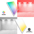 WIFI SMART RGB / RGBW + CCT LED inbouwpaneel - 60x60 cm - 40W - Met montagesET 2