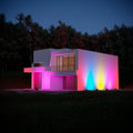 RGBW LED schijnwerper voor buiten met afstandsbediening - IP65 - 120º- 50W 2