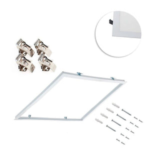 Panel LED slim CCT empotrable 60x60 cm - 40W - con KIT de montaje (10)