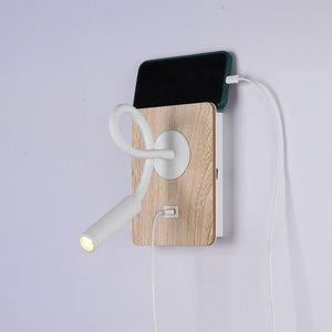 Aplique de pared flexible para lectura con puerto USB "LONDON USB" - Chip CREE - 3W - Barcelona Led-Decoración
