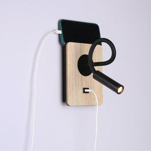 Aplique de pared flexible para lectura con puerto USB "LONDON USB" - Chip CREE - 3W - Barcelona Led-Decoración