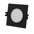 Aro downlight cuadrado para bombilla GU10/MR16 - Difusor opal - Corte Ø 75-80 mm - IP54 3