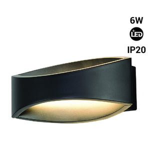 Aplique de pared LED bidireccional - IP20 - 3000K - 6W - Barcelona Led-Decoración