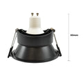 Aro downlight circular para bombilla GU10 / MR16 - Bajo UGR - Corte Ø 85 mm 4
