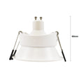 Aro downlight circular para bombilla GU10 / MR16 - Bajo UGR - Corte Ø 85 mm 5