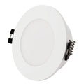 Circular waterproof downlight ring for GU10 / MR16 bulb - Opal diffuser - Cut Ø 75-80 mm - IP54 3