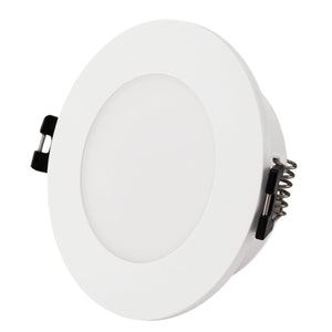 Aro downlight estanco circular para bombilla GU10 / MR16 - Difusor opal - Corte Ø 75-80 mm - IP54 - Barcelona Led-