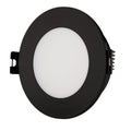 Circular waterproof downlight ring for GU10 / MR16 bulb - Opal diffuser - Cut Ø 75-80 mm - IP54 4