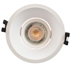 Aro downlight circular para bombilla GU10 / MR16 - Bajo UGR - Corte Ø 85 mm - Barcelona Led-