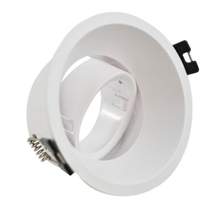 Aro downlight circular para bombilla GU10 / MR16 - Bajo UGR - Corte Ø 85 mm - Barcelona Led-