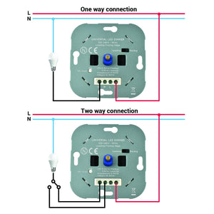 Dimmer Triac 300W - Regulación leading/trailing edge - Función encendido/apagado - Barcelona Led-Control y regulación