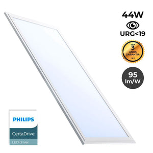 Pack de 12 paneles LED slim 120X30 cm - Driver Philips - 44W - UGR19 - IP40 (7)