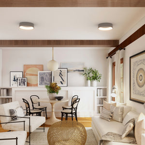 Lámpara de techo LED tipo plafón "ONCAMO 2" - CCT 3000K - 4000K - 27W (9)