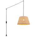 Wicker pendant lamp