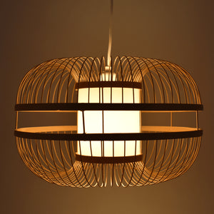 Lámpara colgante japonesa de bambú "KAIZEN" - Barcelona Led-Decoración