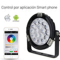 Proiettore LED 9W RGB+CCT controllato da RF/WiFi - IP65 5