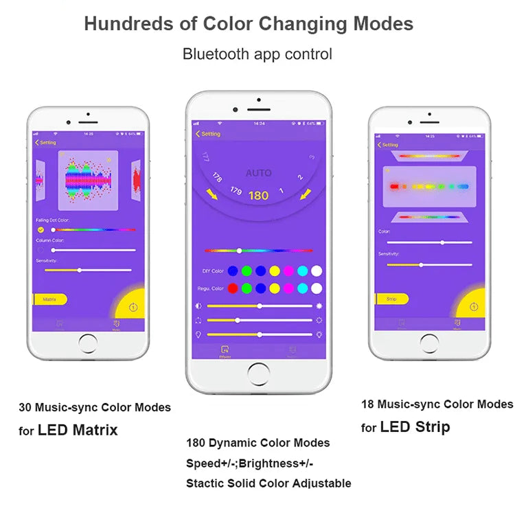 Controlador musical LED IC Pixel RGB/RGBW Bluetooth - 5-24V DC - 960 pixeles - Barcelona Led-Control y regulación