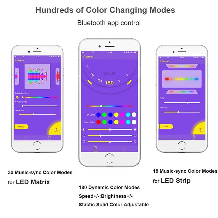 Controlador musical LED IC Pixel RGB/RGBW Bluetooth - 5-24V DC - 960 pixeles (1)