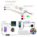 LED muziekcontroller IC Pixel RGB/RGBW Bluetooth - 5-24V DC - 960 pixels 4