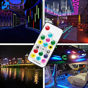 Controlador LED IC pixel RGB/RGBW con mando a distancia RF - 5-24V DC - 2048 pixeles (1)