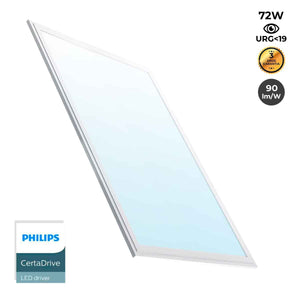Pack de 10 paneles LED slim 120X60cm - Driver PHILIPS - 72W - UGR19 (6)