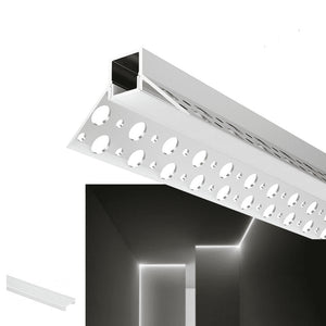 Tapa para perfil de Aluminio Escayola/Pladur 13x14mm - Barcelona Led-Accesorios
