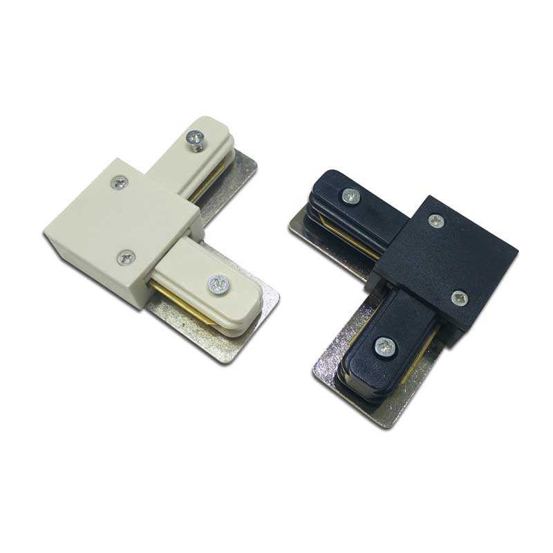 Unión rígida 90º esquina para carril monofásico de superficie