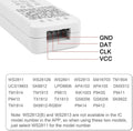 Contrôleur LED IC pixel Bluetooth RGB/RGBW- 5-24V DC - 1024 Pixels 5