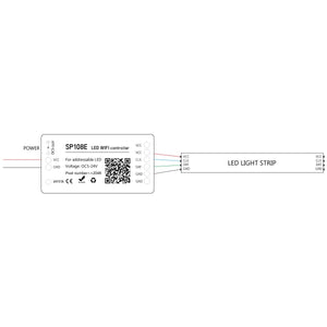 Controlador LED IC pixel WIFI RGB/RGBW - 5-24V DC - 2048 pixeles (5)