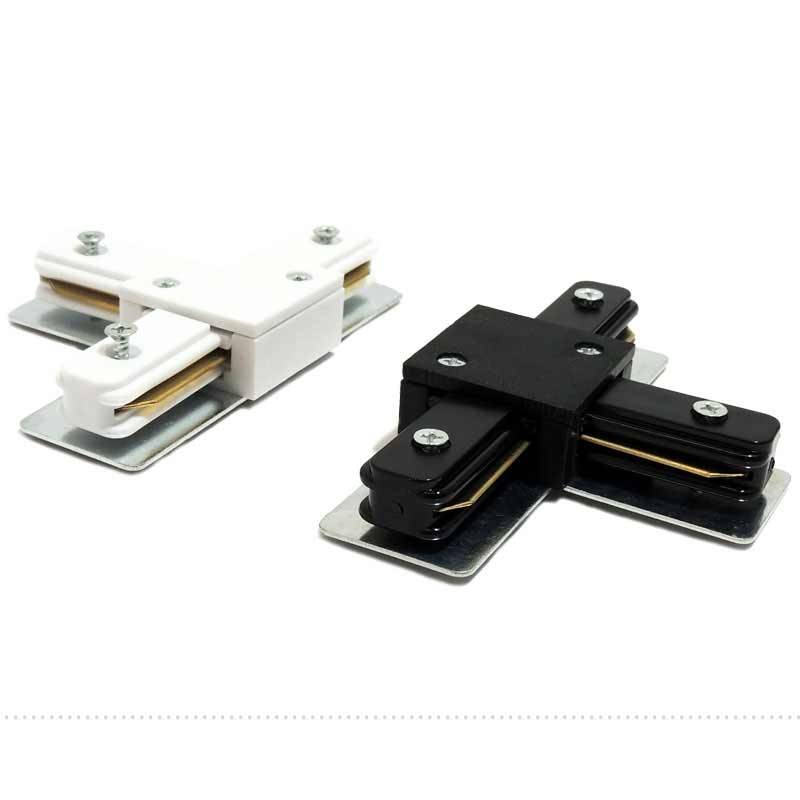 Unión rígida en "T" para carril monofásico - Barcelona Led-Accesorios