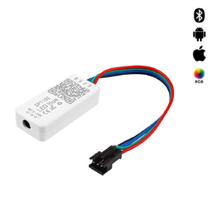Controlador LED IC pixel Bluetooth RGB/RGBW- 5-24V DC - 1024 Píxeles - Barcelona Led-Control y regulación