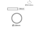 Downlight LED CCT - 40W - IP44 - Cut Ø 205-220mm 3