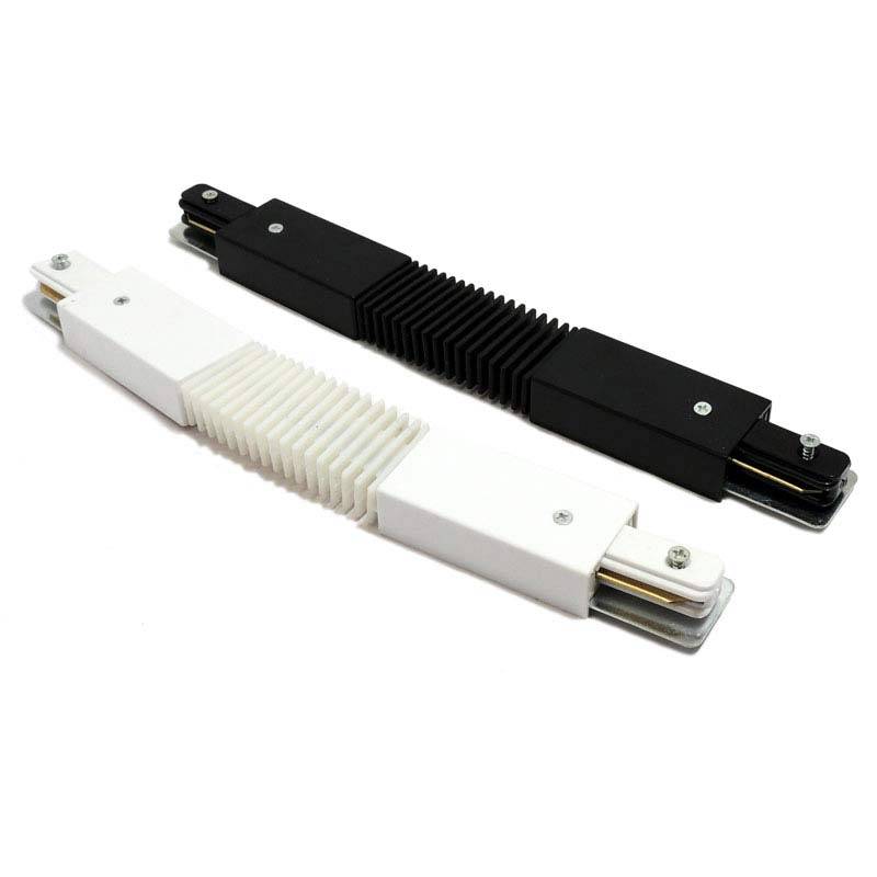 Unión flexible para carril monofásico de superficie - Barcelona Led-Accesorios