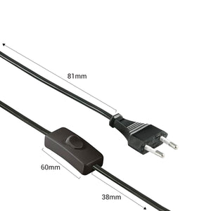 Aplique de pared en madera y metal, con cable y enchufe "Montse" - E27 (11)