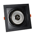 2er Pack – Downlight Einbauring kardanisch für QR111 oder AR111 – Ausschnitt 155 x 155 mm 5