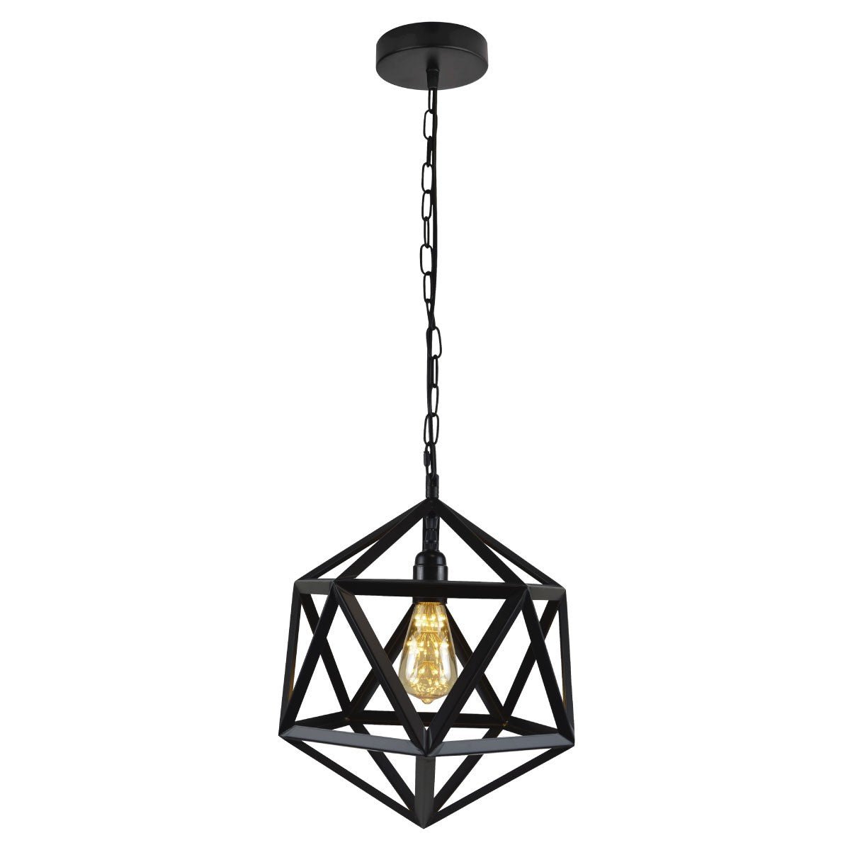 Lámpara colgante icosaedro nórdica "KODA" - Barcelona Led-Decoración