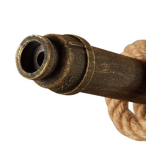 Lámpara colgante de tubería "ROPE" con 6 cuerdas - Barcelona Led-Decoración