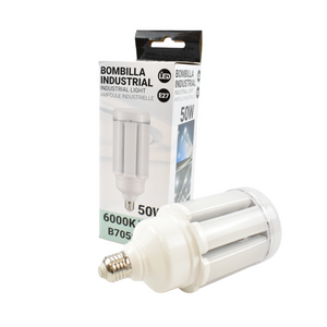 Bombilla LED industrial E27 "CORN" - DL96 - 50W - 180-265V (10)