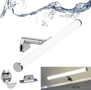 Aplique espejo baño LED tubular - 30cm - 5W | 3 formas de fijación (21)