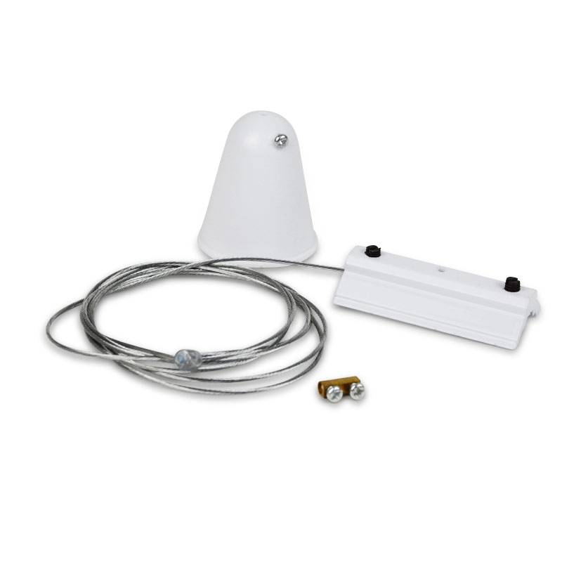 Kit de colgado para carril trifásico - Cable 1,5m (1 uni) - Barcelona Led-Accesorios