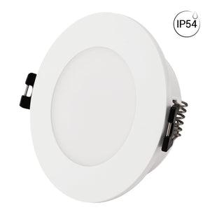 Aro downlight estanco circular para bombilla GU10 / MR16 - Difusor opal - Corte Ø 75-80 mm - IP54 (14)