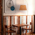Wicker pendant lamp