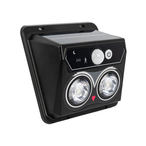 Aplique solar exterior de pared con sensor PIR - 1W (2x0,5W) - IP44 (7)