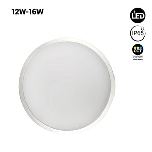 Plafón LED techo estanco CCT - Potencia ajustable 12W-16W - Ø30cm - IP65 (3)