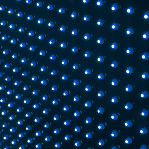 Cruz de veterinaria LED monocolor azul - 50x50cm - Doble cara - Exterior - Barcelona Led-Signage
