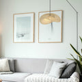 Wicker pendant lamp