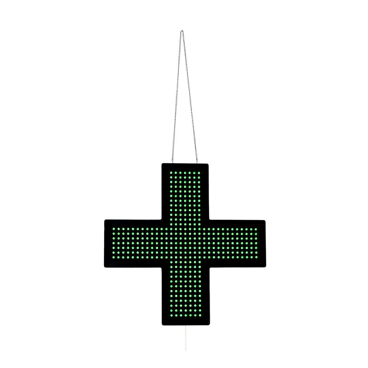 Cruz de farmacia LED monocolor verde - 60x60cm - Una cara - IP20 - Barcelona Led-Signage