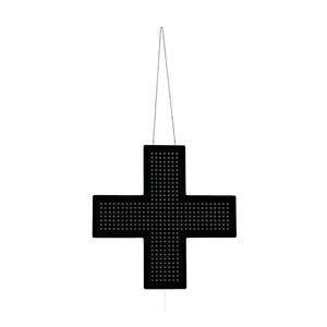 Cruz de farmacia LED monocolor verde - 60x60cm - Una cara - IP20 - Barcelona Led-Signage