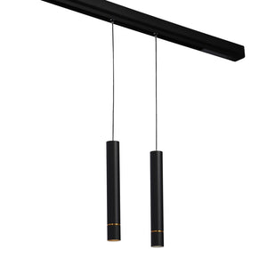 Foco de suspensión LED para carril magnético 48V - 8W - Línea dorada (3)