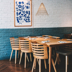 Lámpara colgante de mimbre "Willow" con interruptor y enchufe - Barcelona Led-Decoración
